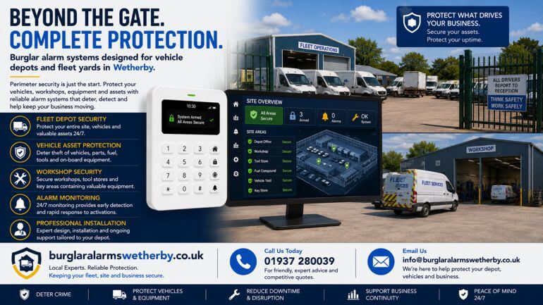 Wetherby Vehicle Depots and Fleet Yards: Why Perimeter Security Alone Is Not Enough
